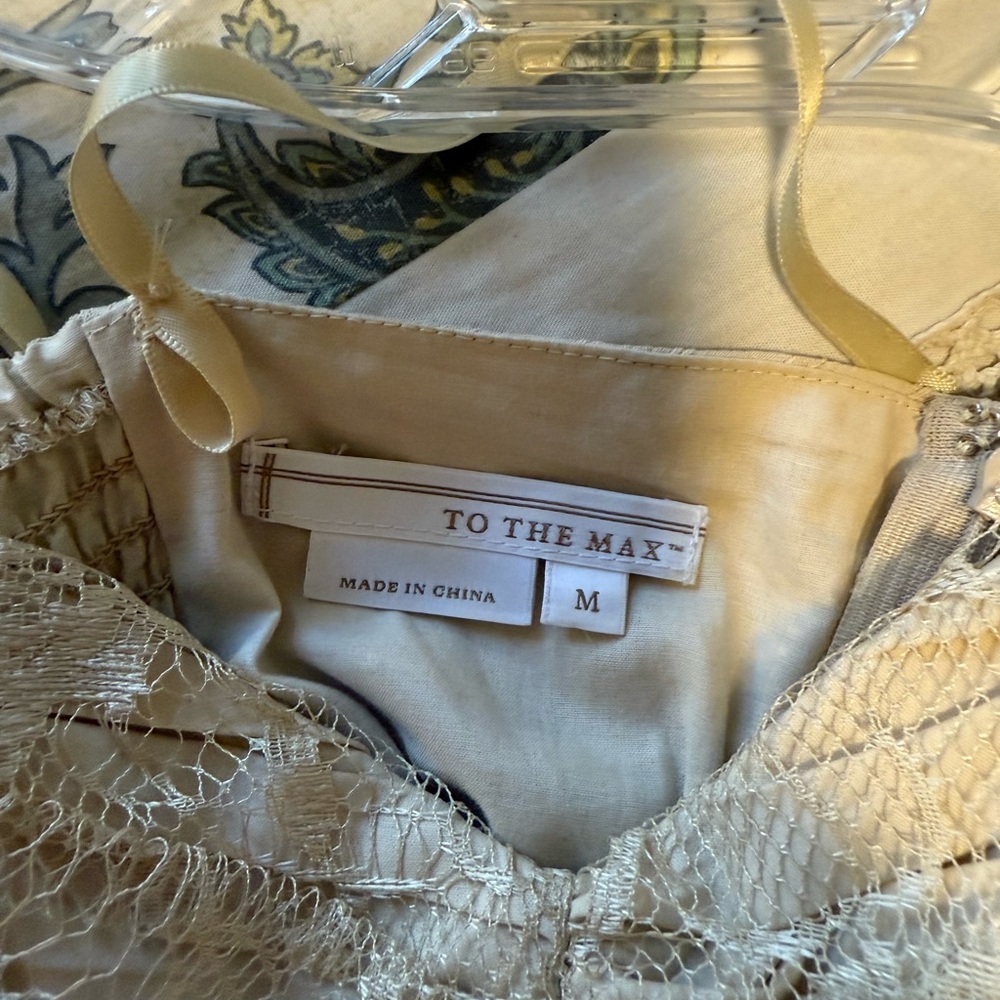 To the Max Beige Lace Midi Dress - Picture 9 of 10